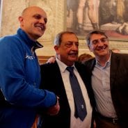 Alla presentazione in Loggia, il sindaco Del Bono elogia Atlantide per il coraggio della continuità!