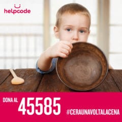 La Serie A sostiene Helpcode e la campagna “C’era una volta la cena”.