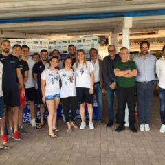 Il saluto agli sponsor all’Arena Beach