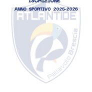 Settore Giovanile: Schede ISCRIZIONE anno 2025/2026