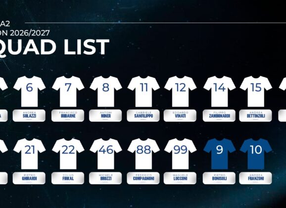 Numeri di maglia: ecco le scelte dei Tucani per la stagione 2026/27