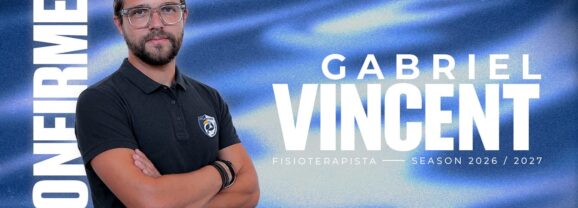 Il fisioterapista Gabriel Vincent ancora in biancoblù