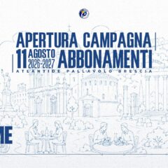 Aperta la campagna abbonamenti dell’Atlantide Pallavolo Brescia: “Più forti, insieme #gotucani!”