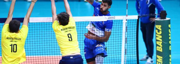 MODENA-BRESCIA, TEST DI PRESTIGIO NEL TEMPIO DEL VOLLEY: HA LA MEGLIO MODENA 3-0