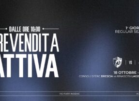 PREVENDITA ATTIVA PER IL MATCH CONTRO LAGONEGRO